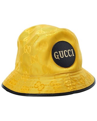 Gucci Off The Grid Bucket Hat Mens Yellow M