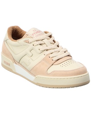 

Женские кроссовки Fendi Match из замши и кожи, Розовый, NA