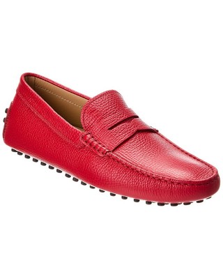 Кожаный водитель Tod S Мужской красный 9