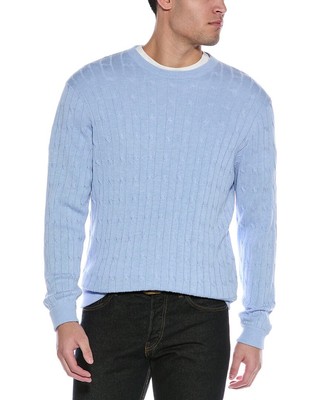 Alashan Cable Cashmere-Blend Crewneck Sweater Mens