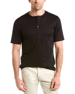 

Мужская футболка Theory Precision Henley, черная, размер, Черный, NA