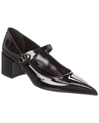 Женские лакированные туфли-лодочки Valentino Vlogo 50