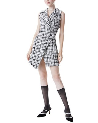 

Мини-платье Alice + Olivia Meri женское, Black/off white