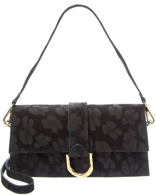 Persaman New York Macy13 Leather Clutch Womens Black Ats