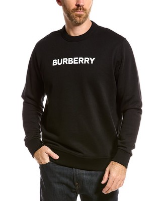 

Мужская толстовка с круглым вырезом с логотипом Burberry, Черный