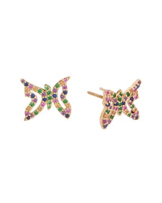 Женские серьги-бабочки Lana Jewelry 14K 0.35 Ct. Tw.