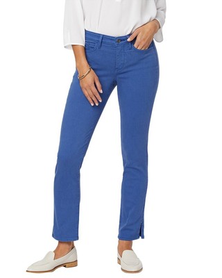 

Джинсы Nydj Sheri с заклепками и разрезами по щиколотку женские, Royal blue, NA