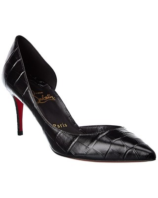 

Christian Louboutin Iriza Женские кожаные туфли с тиснением под крокодила, NA