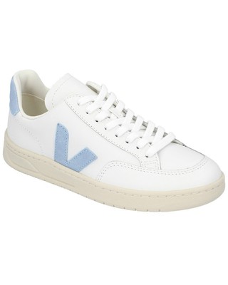 

Женские кожаные кроссовки Veja V-12, Extrawhite_steel, NA