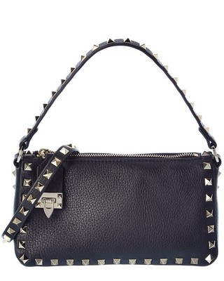 

Маленькая женская сумка через плечо Valentino Rockstud из зернистой кожи, NA