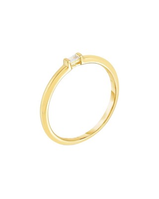 Кольцо Concierge 14K с двумя бриллиантами весом 0,03 Карата, женское складывающееся кольцо