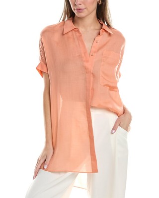 Женская рубашка оверсайз Lafayette 148 New York Oversize