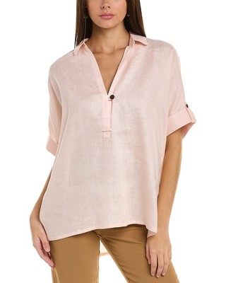 

Женская льняная туника оверсайз Go Silk, Soft pink