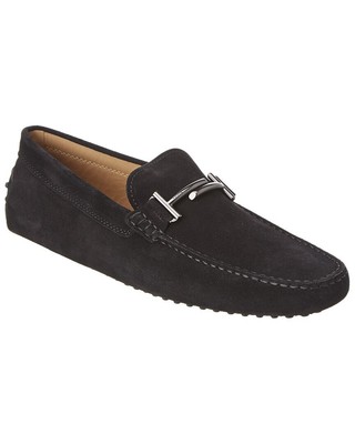 

Мужские замшевые лоферы Tod S Gommino черные 9,5, Черный, NA