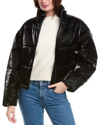Hudson Jeans Quilted Puffer Coat Womens