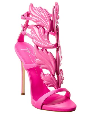 

Женские кожаные сандалии Giuseppe Zanotti Cruel 120, розовые, Розовый, NA