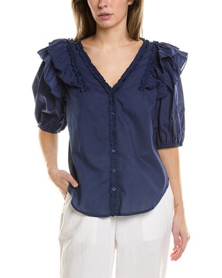 Женский топ Sole Dover Top темно-синего цвета Xs