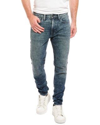 

Hudson Jeans Zack Vintage Indigo Skinny Moto Jeans Мужские, NA