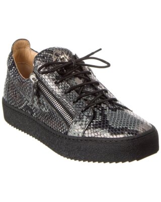 

Giuseppe Zanotti May London кожаные кроссовки мужские, Grey, NA