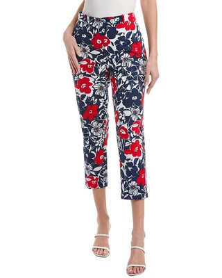 

Женские прямые брюки Brooks Brothers с цветочным принтом, синие, Синий, NA