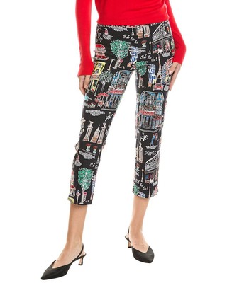 Женские брюки с принтом Joseph Ribkoff Черные 4