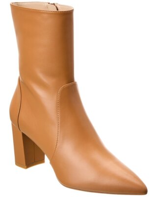 

Женские кожаные ботинки Stuart Weitzman Renegade Zip 75, Коричневый, NA