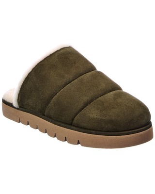 

Женские замшевые мюли Stuart Weitzman Polar Cozy Lug, Зеленый, NA