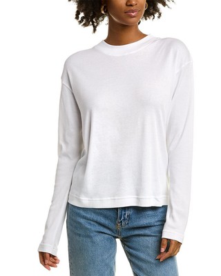 

Женский пуловер Vince Mock Neck, белый