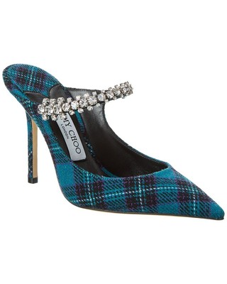 

Женские туфли-лодочки Jimmy Choo Bing 100 в клетку тартан, Синий, NA