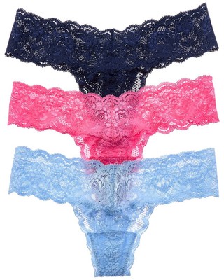 Cosabella 3Pk Никогда не говори Никогда Милые женские стринги O/S