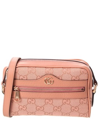 

Gucci Ophidia Mini Gg Женская сумка через плечо из холста и кожи, розовая, NA