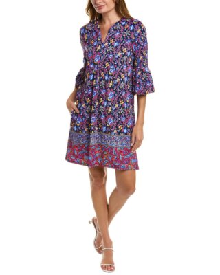 

Женское платье прямого кроя Jude Connally Kerry, Fpbnfloral paisley border nav