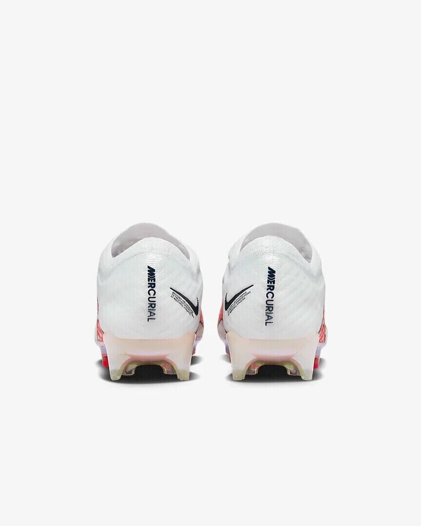 Pre-owned Nike Size 7  Zoom Mercurial Vapor 15 Elite Fg Disruption Pack Dj4978-101 In White