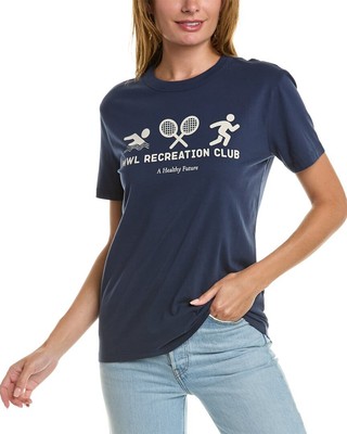 Женская футболка Madewell Mwl Recreation Club, фиолетовая, S