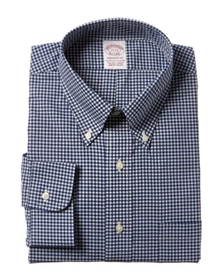 

Мужская классическая рубашка Brooks Brothers Madison Fit, Синий, NA