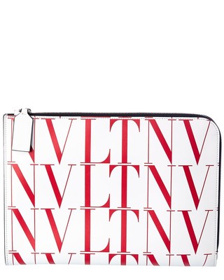 

Мужской кожаный кошелек Valentino Vtln Times, белый цвет, NA