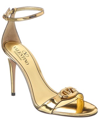 Фирменные женские сандалии Valentino Vlogo из 100% натуральной кожи