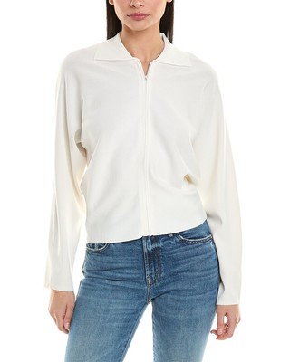 Alpha Studio Zip Top Womens White 46