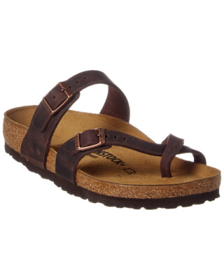 

Женские кожаные сандалии Birkenstock Mayari из промасленной кожи, Habana, NA