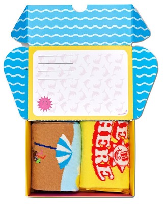 Happy Socks 2Pk Жаль, что Тебя здесь не было Подарочный набор носков Мужской Os