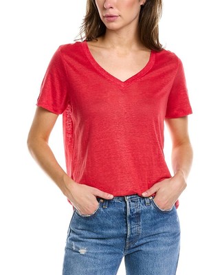 

Льняная футболка Incashmere, женская, размер, Вишня