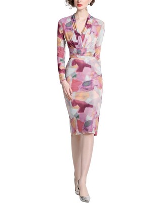 

Платье миди Дза женское, Multicolor