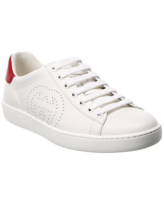 

Женские кожаные кроссовки Gucci Ace Interlocking G, Белый, NA