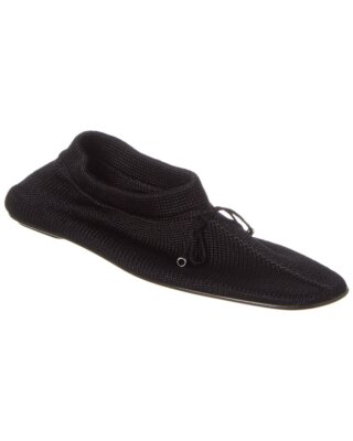 Тотемная вязаная балерина на плоской подошве Женская