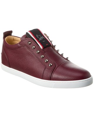 

Christian Louboutin FAV Fique A Vontade Мужские кожаные кроссовки красные, Красный, NA