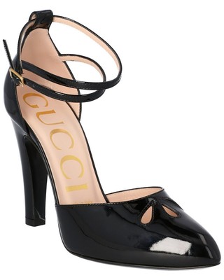 Женские лакированные туфли-лодочки Gucci Indya