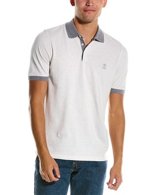 

Рубашка поло Slim Fit Brunello Cucinelli Мужская, Cns, NA