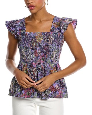 

Женский топ-тюльпан Jude Connally фиолетовый