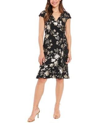 Женское мини-платье с коротким рукавом London Times 10