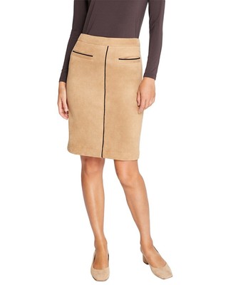 

J.Mclaughlin Однотонная женская юбка Sonya, Tan/black